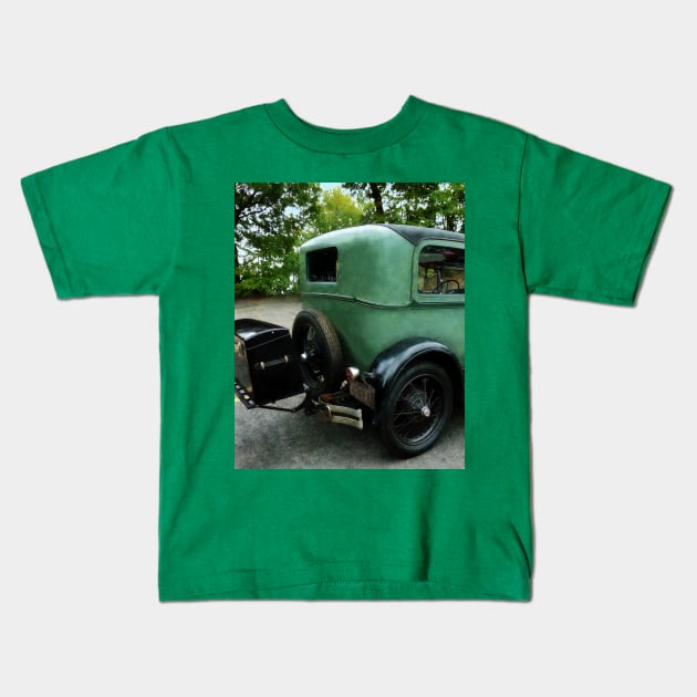 Cars - Green Model A Kids T-Shirt by SusanSavad
